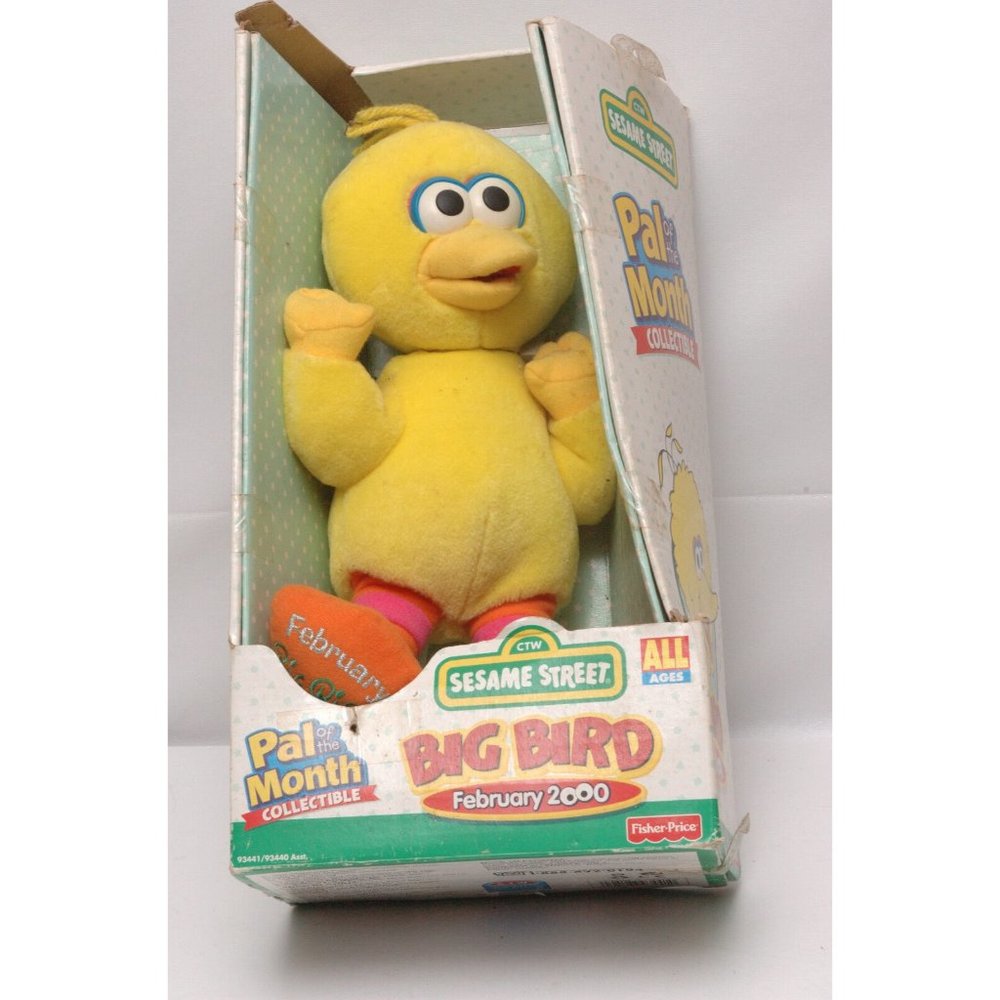 Sesame Street Pal of Month Big Bird Feb 2000 HTF New in Box Check Description